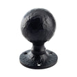 High quality image of the Foxcote Foundries - Ball Mortice Knob - 1.5" - Un-Sprung - Antique Black | Sku. ff415m | available to order from Trade Door Handles.