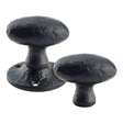 High quality image of the Foxcote Foundries - Oval Rim Knob - 2.5" - Un-Sprung - Antique Black | Sku. ff416r | available to order from Trade Door Handles.