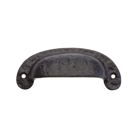 High quality image of the Foxcote Foundries - Drawer Pull - 4.5" - Antique Black | Sku. ff44 | available to order from Trade Door Handles.