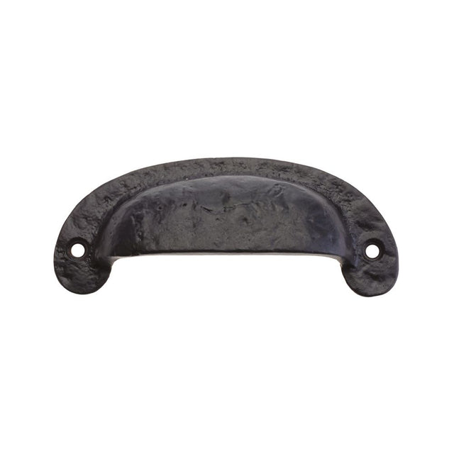 High quality image of the Foxcote Foundries - Drawer Pull - 4.5" - Antique Black | Sku. ff44 | available to order from Trade Door Handles.