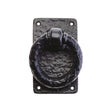 High quality image of the Foxcote Foundries - Ring Handle - 3" x 5" - Antique Black | Sku. ff600 | available to order from Trade Door Handles.