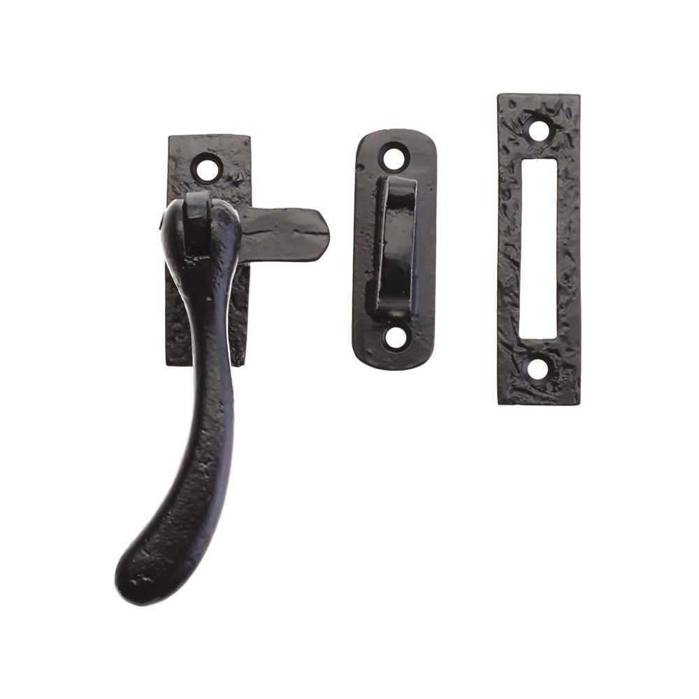 High quality image of the Foxcote Foundries - Bulb End Casement Fastener - 4" - Antique Black | Sku. ff81 | available to order from Trade Door Handles.