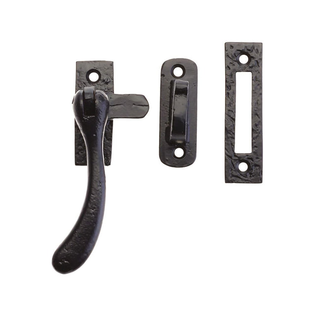 High quality image of the Foxcote Foundries - Bulb End Casement Fastener - 4" - Antique Black | Sku. ff81 | available to order from Trade Door Handles.