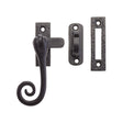 High quality image of the Foxcote Foundries - Curly Tail Casement Fastener - 4" - Antique Black | Sku. ff82 | available to order from Trade Door Handles.