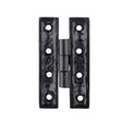 High quality image of the Foxcote Foundries - 'H' Hinge - 83mm x 45mm (Single) - Antique Black | Sku. ff88 | available to order from Trade Door Handles.