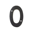 High quality image of the Foxcote Foundries - Numeral - No. 0 - 4" - Antique Black | Sku. ffn00 | available to order from Trade Door Handles.