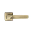 High quality image of Manital - Flash Lever On Square Rose Antique Brass - Antique Brass | Sku. fh5ab | Trade Door Handles.
