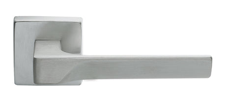 High quality image of Manital - Flash Lever on Square Rose - Satin Chrome | Sku. fh5sc | Trade Door Handles.