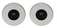 High quality image of Eurospec - Rose Pack to suit Aluminium Pull Handle (Pair) - Satin Anodised Alumi | Sku. fix4019saa | Trade Door Handles.