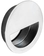 High quality image of Eurospec - Circular Flush Pull - Bright Stainless Steel | Sku. fph1004bss | Trade Door Handles.