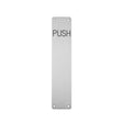 High quality image of Eurospec - Finger Plate Push 300 x 75mm - SSS | Sku. fpp1302sss | Trade Door Handles.