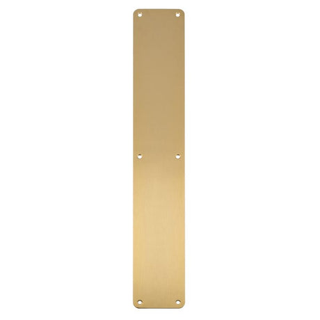 High quality image of Carlisle Brass - Finger Plate Plain 500 x 75mm - Satin PVD | Sku. fpp1500spvd | Trade Door Handles.