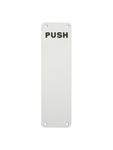 High quality image of Eurospec - Push Finger Plate 300 x 75mm - SAA | Sku. fpp43002saa | Trade Door Handles.