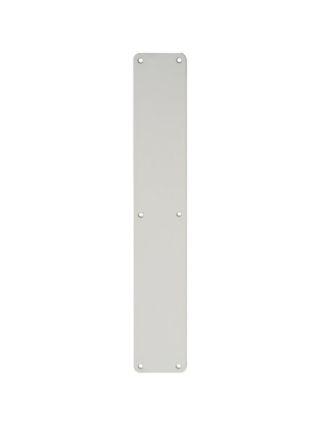 High quality image of Eurospec - Plain Finger Plate 500 x 75mm - SAA | Sku. fpp45000saa | Trade Door Handles.