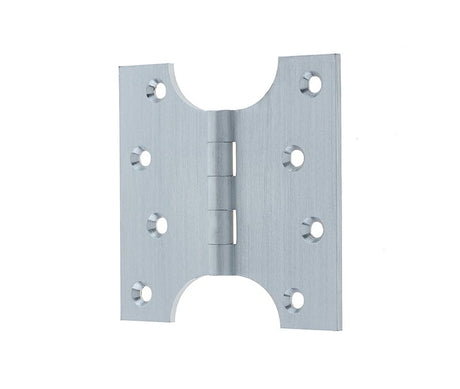 Frelan Hardware Hinges Satin Chrome / Parliament Hinges / 4" x (102mm) Frelan - 102x102mm Budget Parliament Hinges - Satin Chrome