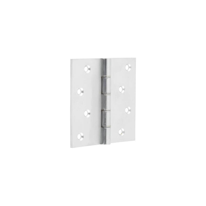 Frelan Hardware Hinges Satin Chrome / Projection Hinges / 4" x (102mm) Frelan - 102x102mm Projection Brass Hinges - Satin Chrome