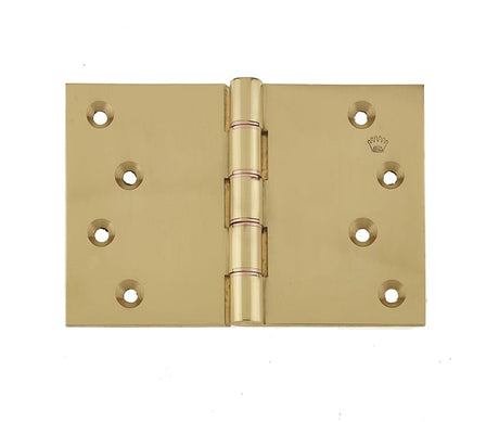 Frelan Hardware Hinges Polished Brass / Projection Hinges / 4" x (102mm) Frelan - 102x152mm Projection Brass Hinges - Polished Brass