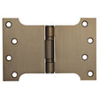 Frelan Hardware Hinges Antique Brass / Parliament Hinges / 4" x (102mm) Frelan - 102x152x3mm Antique Brass Parliament Ball Bearing Hinge