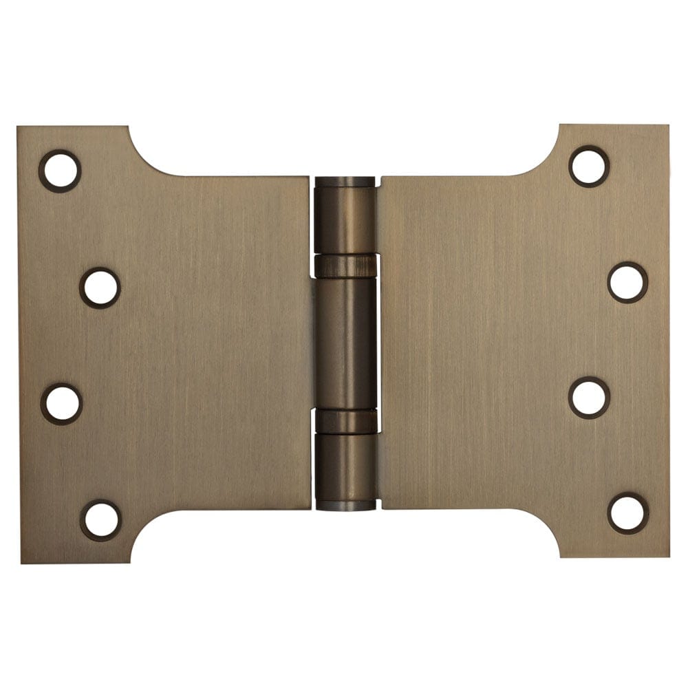 Frelan Hardware Hinges Antique Brass / Parliament Hinges / 4" x (102mm) Frelan - 102x152x3mm Antique Brass Parliament Ball Bearing Hinge