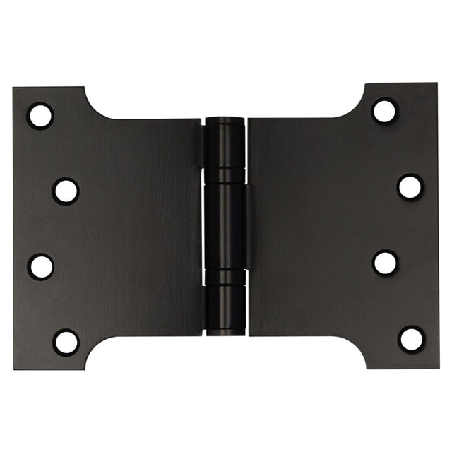 Frelan Hardware Hinges Black / Parliament Hinges / 4" x (102mm) Frelan - 102x152x3mm Matt Black Parliament Ball Bearing Hinge