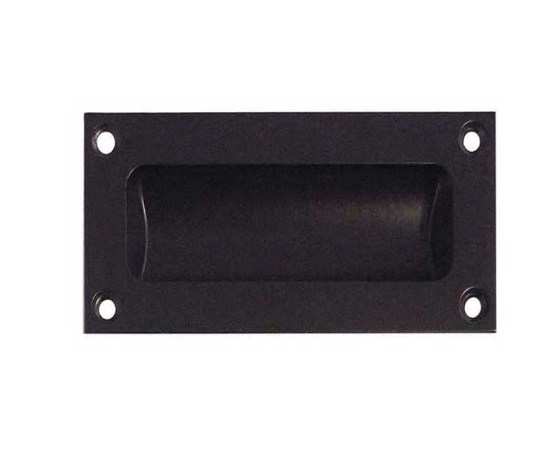 Frelan Hardware Door Furniture Black / Flush Handle / Rectangular Frelan - 102x45mm Flush Pull - Black