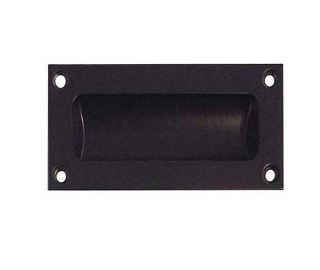 Frelan Hardware Door Furniture Black / Flush Handle / Rectangular Frelan - 102x45mm Flush Pull - Black