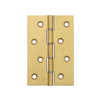 Frelan Hardware Hinges Satin Brass / Washered Hinges / 4" x (102mm) Frelan - 102x67x2.5mm SB DPBW hinges