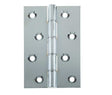 Frelan Hardware Hinges Polished Chrome / Washered Hinges / 4" x (102mm) Frelan - 102x67x3.5mm PC DPBW Hinge