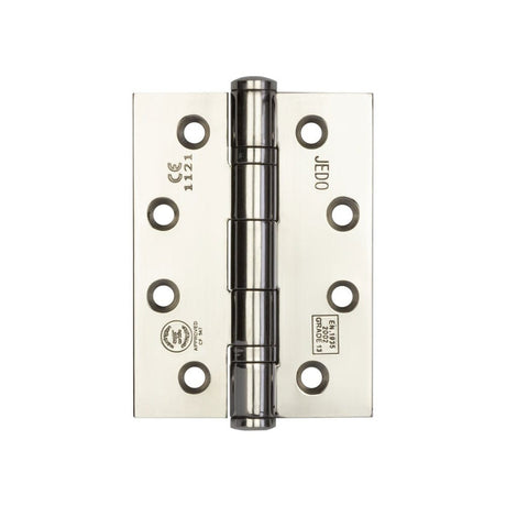 Frelan Hardware Hinges Polished Stainless Steel / Ball Bearing Hinges / 4" x (102mm) Frelan - 102x76mm Grade 316 Stainless Steel Ball Bearing Hinges Grade 13 - Polis