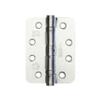 Frelan Hardware Hinges Polished Chrome / Ball Bearing Hinges / 4" x (102mm) Frelan - 102x76x2.7mm PC Grade 11 steel radius ball bearing hinge