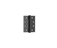 Frelan Hardware Hinges Black / Ball Bearing Hinges / 4" x (102mm) Frelan - 102x76x3mm BL 3 Knuckle PBH Matt black