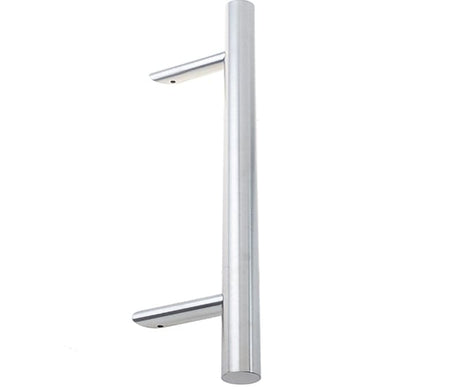 Frelan Hardware Door Furniture Satin Stainless Steel / Pull Handles (Bolt Through) Frelan - 1200mm SSS B/T & B/T/B Cranked pull handle