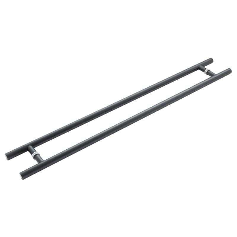 Frelan Hardware Door Furniture Black / Back to Back Fixing Pack Frelan - 1200x32x1000mm MB B/B Pull Handle Grade 316