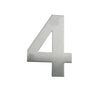 Frelan Hardware Door Furniture Satin Stainless Steel / Numerals / 4 Frelan - 150mm No.4 Numeral - Grade 304 Satin Stainless Steel