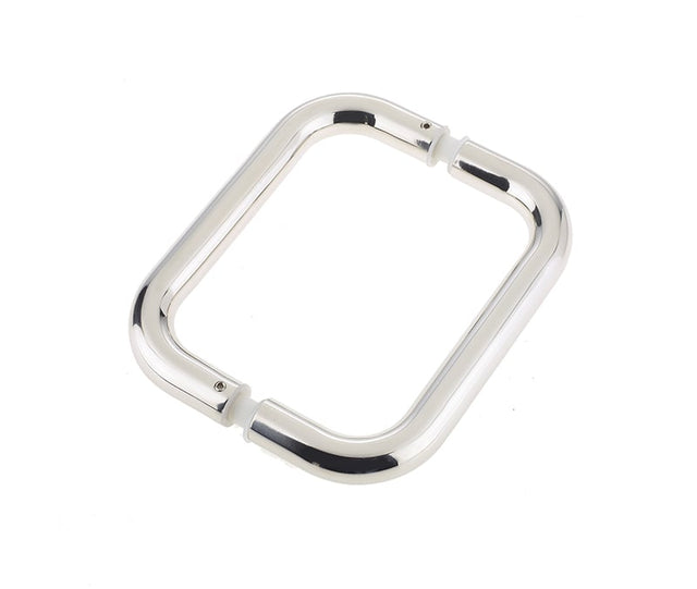 Frelan Hardware Door Furniture Polished Stainless Steel / Back to Back Fixing Pack Frelan - 150x19mm PSS B/B D HANDLE