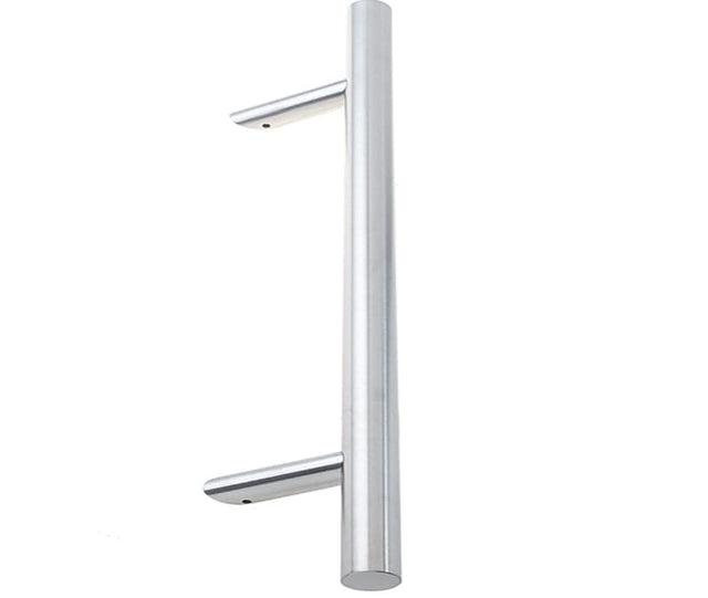 Frelan Hardware Door Furniture Satin Stainless Steel / Pull Handles (Bolt Through) Frelan - 1800mm SSS B/T & B/T/B Cranked pull handle