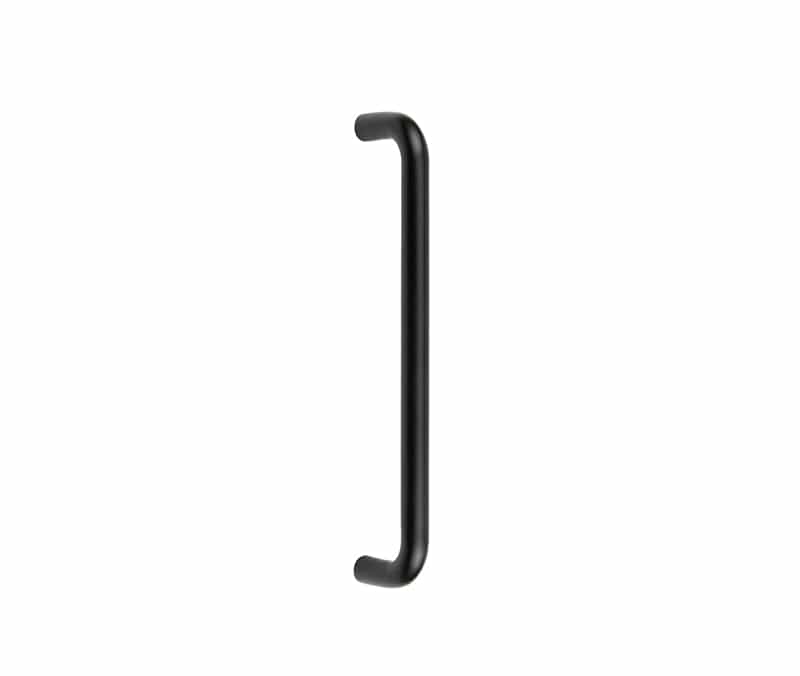 Frelan Hardware Door Furniture Black / Pull Handles (Bolt Through) Frelan - 300x19mm MB B/T D shape pull handle