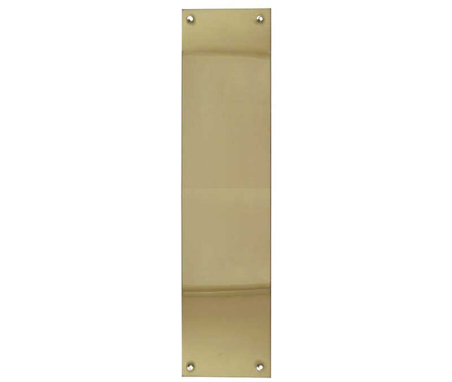 Frelan Hardware Door Furniture Polished Brass / Finger Plates / 350 x 75mm Frelan - 350x75mm PB fingerplate