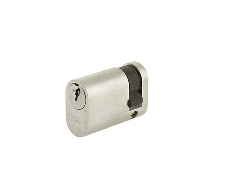 Frelan Hardware Locks & Latches Satin Chrome Frelan - 40mm SC Oval single cylinder