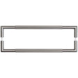 Frelan Hardware Door Furniture Gun Metal / Back to Back Fixing Pack Frelan - 425x20mm GM Mitred B/B Knurled Pull Handle 304g
