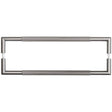 Frelan Hardware Door Furniture Gun Metal / Back to Back Fixing Pack Frelan - 425x20mm GM Mitred B/B Linear Knurled Pull Handle 304g