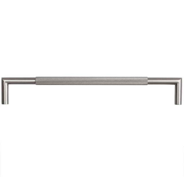 Frelan Hardware Door Furniture Gun Metal / Pull Handles (Bolt Through) Frelan - 425x20mm GM Mitred B/T Knurled Pull Handle 304g