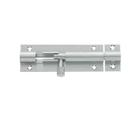 Frelan Hardware Accessories Satin Chrome / Straight Surface Bolts Frelan - 50x25mm SC STR Barrel bolt
