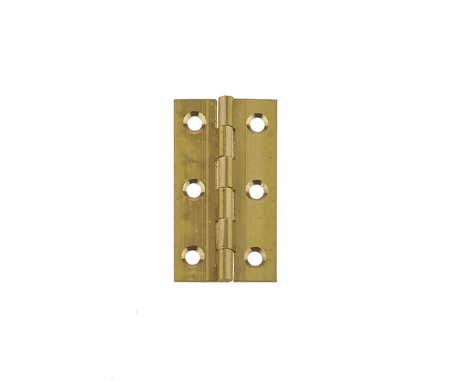 Frelan Hardware Hinges Polished Brass / Solid Drawn Hinges / 2" (51mm) Frelan - 51x28mm Solid Drawn Brass Butt Hinges - Self Colour Brass