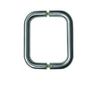 Frelan Hardware Door Furniture Satin Stainless Steel / Back to Back Fixing Pack Frelan - 600x22mm SSS B/B D handle