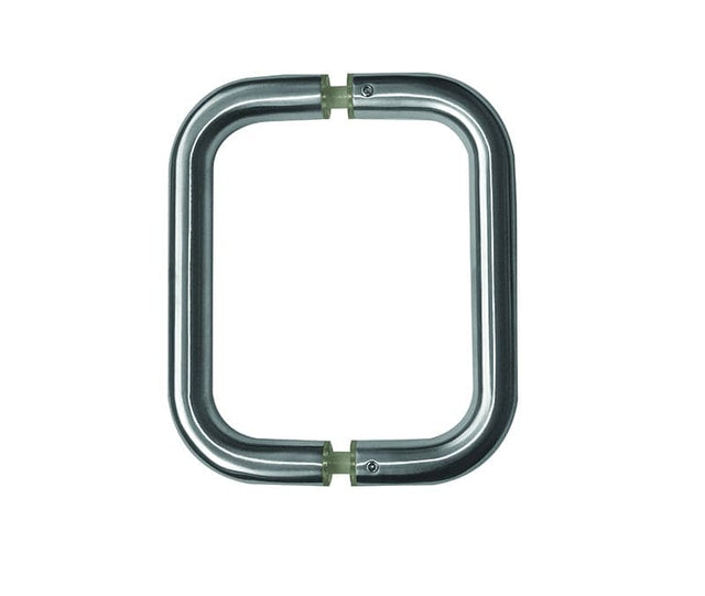 Frelan Hardware Door Furniture Satin Stainless Steel / Back to Back Fixing Pack Frelan - 600x22mm SSS B/B D handle