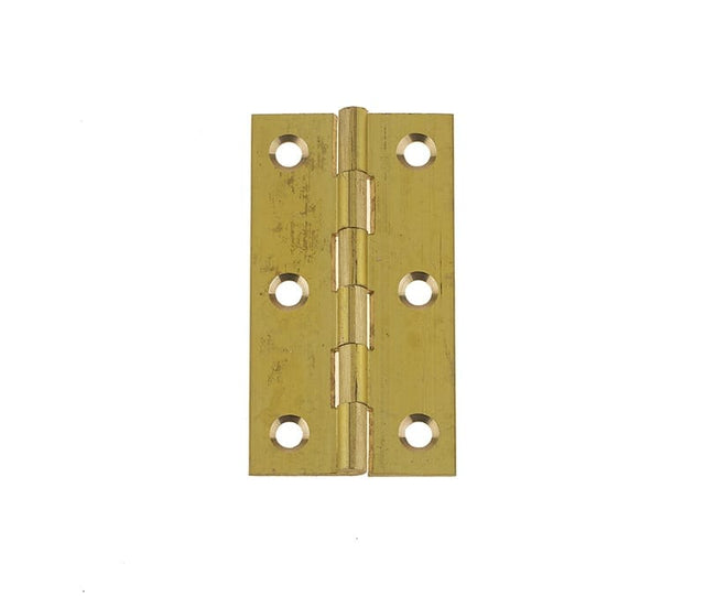 Frelan Hardware Hinges Polished Brass / Solid Drawn Hinges / 2.5" (64mm) Frelan - 63x32mm Solid Drawn Brass Butt Hinges - Self Colour Brass