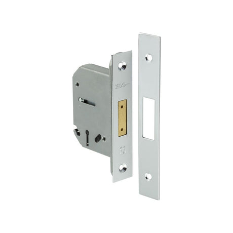 Frelan Hardware Locks & Latches Polished Chrome Frelan - 65mm PC 3 Lever deadlock