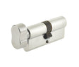 Frelan Hardware Locks & Latches Satin Chrome Frelan - 70mm SC Euro cyl & turn KA 62134