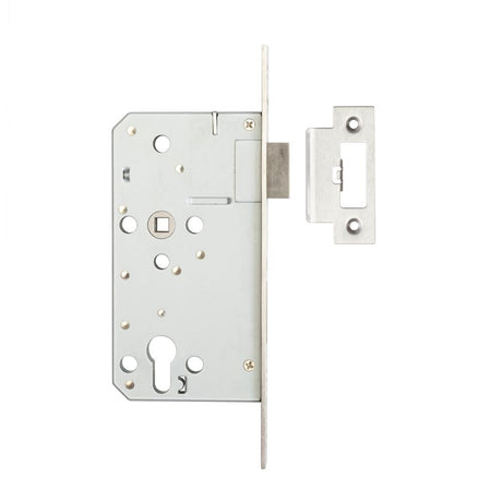 Frelan Hardware Locks & Latches Satin Stainless Steel Frelan - 72mm sss Din euro escape lock 60mm backset
